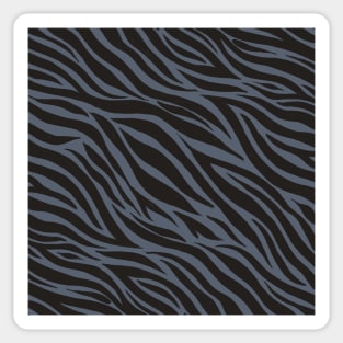 Zebra Print Pattern (BLUE) Sticker